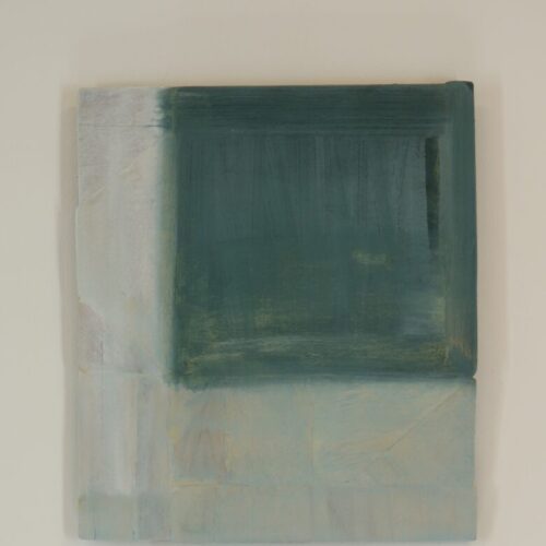10 Undercover, 35 x 31 cm, eggtempera on waste wood, 2021
