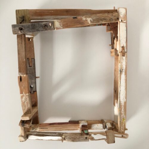 4 Wood, dowels & glue, 34 x 28 cm, 2023